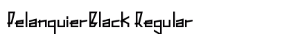 PelanquierBlack Regular font free download