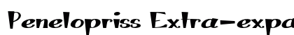 Penelopriss Extra-expanded Bold font free download
