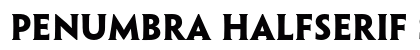 Penumbra HalfSerif Std Bold Preview