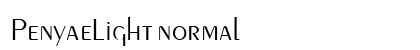 PenyaeLight normal Preview