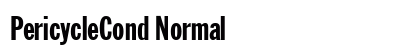 PericycleCond Normal font free download