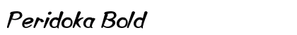 Peridoka Bold font free download