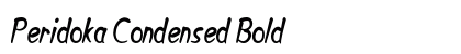 Peridoka Condensed Bold Preview