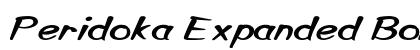Peridoka Expanded Bold Preview