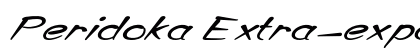 Peridoka Extra-expanded Italic Preview