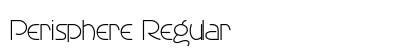 Perisphere Regular Font Preview