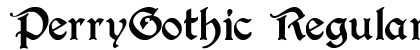 PerryGothic Regular font free download