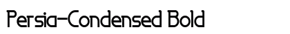 Persia-Condensed Bold Preview