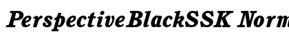 PerspectiveBlackSSK Normal font free download