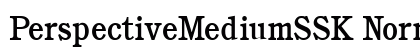 PerspectiveMediumSSK Normal font free download