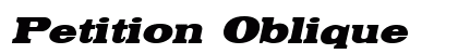 Petition Oblique preview