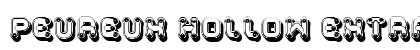 Peureux Hollow Extravagant Regular font free download