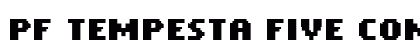 PF Tempesta Five Compressed Bold Font Preview