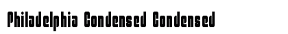 Philadelphia Condensed Condensed font free download