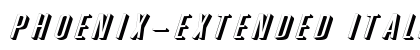 Phoenix-Extended Italic Preview