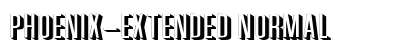 Phoenix-Extended Normal font free download