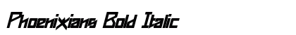 Phoenixians Bold Italic font free download