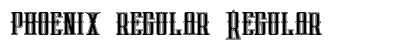 phoenix regular Regular Font Preview
