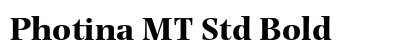 Photina MT Std Bold Preview