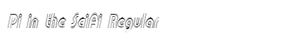 Pi in the SciFi Regular font free download