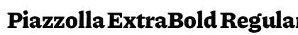 Piazzolla ExtraBold Regular font free download
