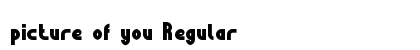 picture of you Regular font free download