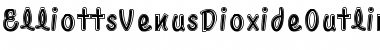 ElliottsVenusDioxideOutlined Regular Font