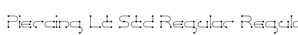 Piercing LT Std Regular Regular font free download