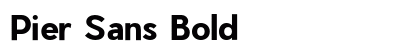 Pier Sans Bold Preview