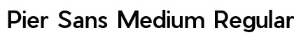 Pier Sans Medium Regular Preview