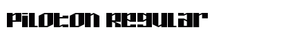 Piloton Regular font free download