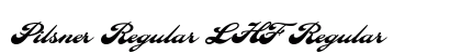 Pilsner Regular LHF Regular font free download