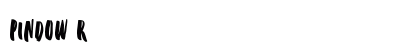 PINDOW Regular Font Preview