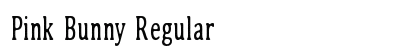 Pink Bunny Regular font free download