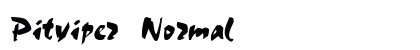 Pitviper Normal Font Preview