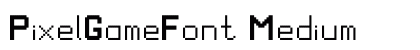 PixelGameFont Medium font free download