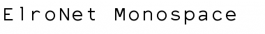 ElroNet Monospace Normal Font