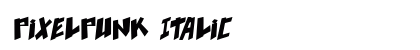 pixelpunk Italic Preview