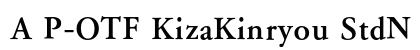 A P-OTF KizaKinryou StdN B Preview