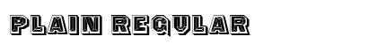 Plain Regular font free download