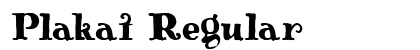 Plakat Regular Font Plakat Regular Font Preview
