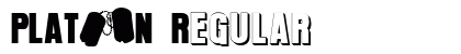 PLATOoN Regular Font Preview