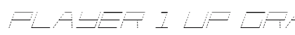 Player 1 Up Gradient Italic Italic font free download