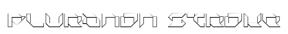 Pluranon Stroke font free download