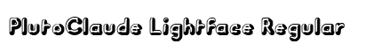 PlutoClaude Lightface Regular font free download