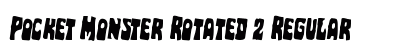 Pocket Monster Rotated 2 Regular font free download