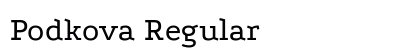 Podkova Regular font free download