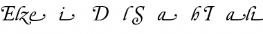 Elzevir Dtl Swash Italic Regular Font