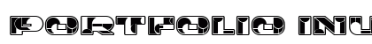 Portfolio Inverted Regular font free download