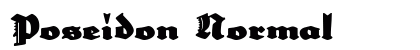 Poseidon Normal font free download